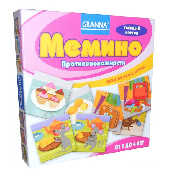 

Игра настольная Мемино Противоположности