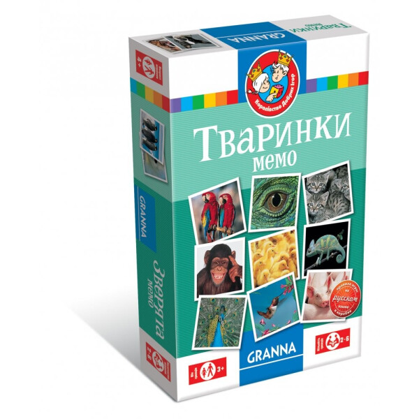 

Игра настольная Мемо Тварини (укр.)