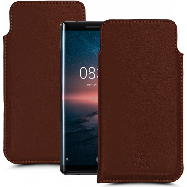 

Футляр Stenk Elegance для Nokia 8 Sirocco Коричневый (60847)