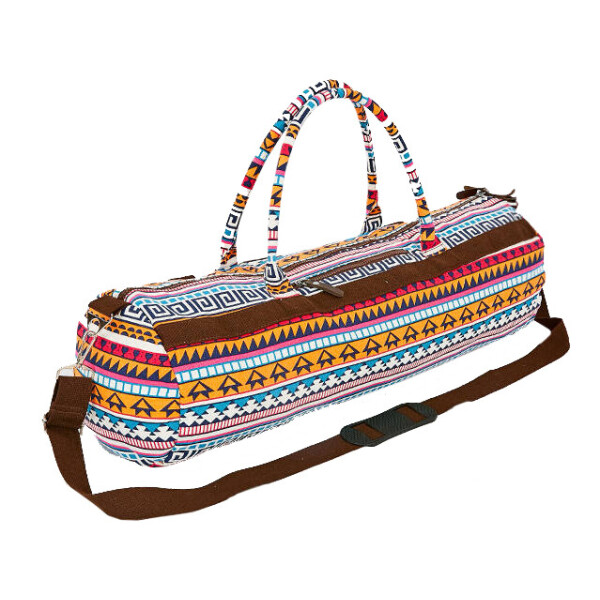 

Сумка для йога-коврика Yoga bag Kindfolk (FI-6969-4) - оранжево-голубая