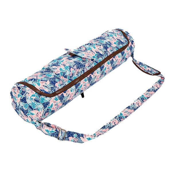 

Сумка для йога-коврика Yoga bag Kindfolk (FI-8362-2) - розовая-голубая
