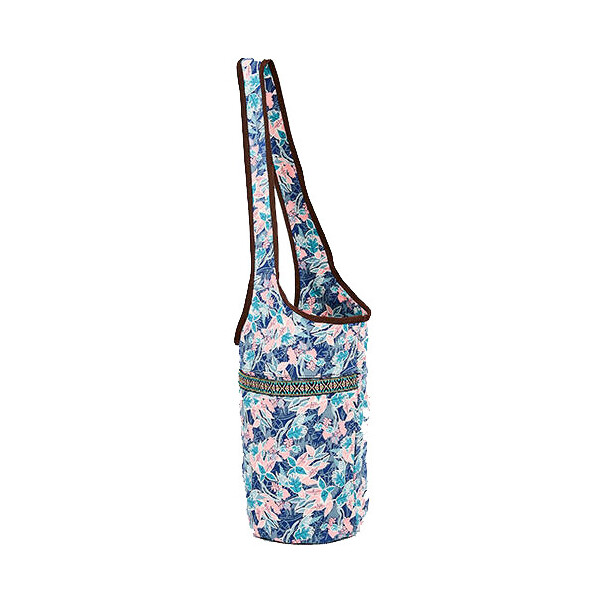 

Сумка для йога-коврика Yoga bag Kindfolk (FI-8364-2) - розово-голубая
