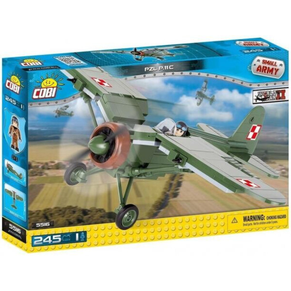 

Конструктор COBI Вторая Мировая Война Самолет PZL P.11C (COBI-5516)