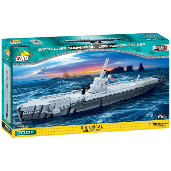 

Конструктор COBI Подводная лодка Ваху (SS-238), 700 деталей (COBI-4806)