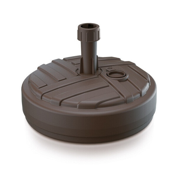 

Подставка для садового зонта круглая Prosperplast (5905197977836) - коричневая, 10л