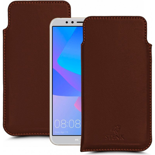 

Футляр Stenk Elegance для Huawei Y6 (2018) Коричневый (61241)