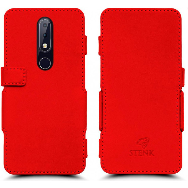 

Чехол книжка Stenk Prime для Nokia X6 (2018) Красный (61457)