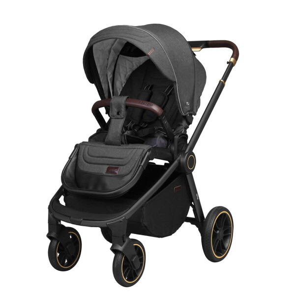 

Коляска прогулочная CARRELLO Epica CRL-8509 Iron Grey +дождевик