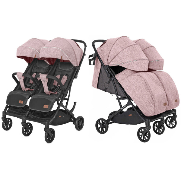 

Коляска прогулочная CARRELLO Presto Duo CRL-5506 Cherry Pink +дождевик