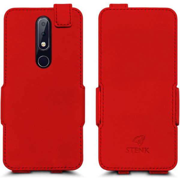 

Чехол флип Stenk Prime для Nokia X6 (2018) Красный (61482)