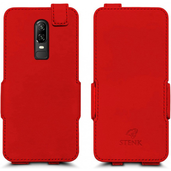 

Чехол флип Stenk Prime для OnePlus 6 Красный (61486)