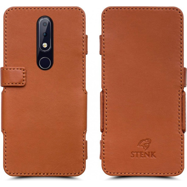 

Чехол книжка Stenk Prime для Nokia X6 (2018) Camel (61661)