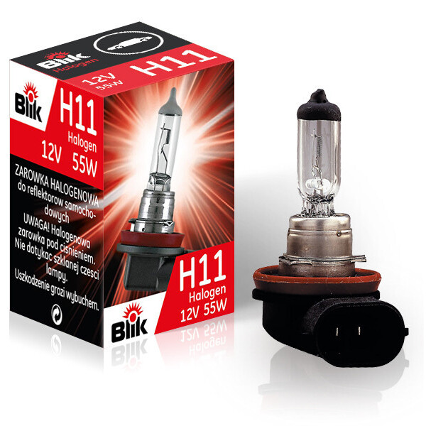 

Лампа автомобильная BLIK H11 / 55W PGJ19-2 DOT / 12V 56978 BLIK