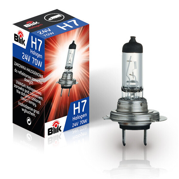 

Лампа автомобильная BLIK H7 75 / 70W PX26D / 24V 42390 BLIK
