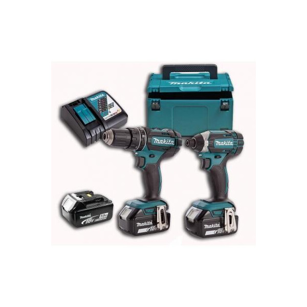 

Шуруповерт Makita LXT (DDF482, DTD152, DC18RC, BL1850Bx3, Makpac) (DLX2127TJ1)