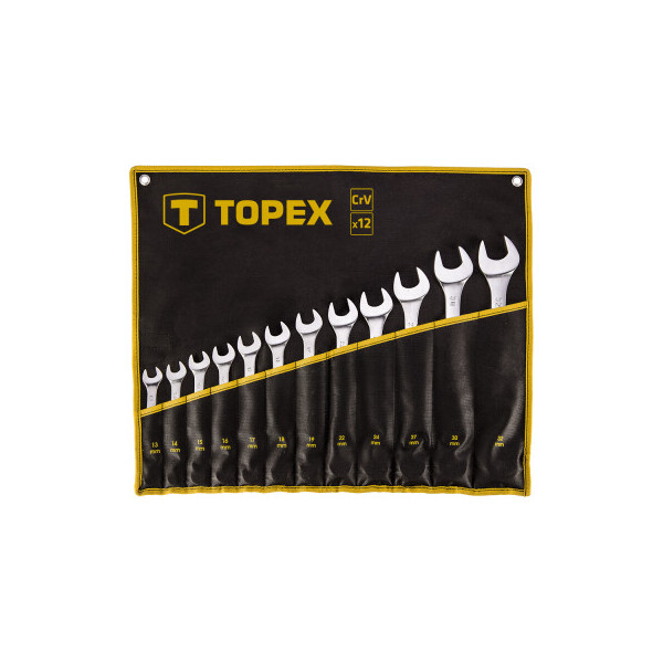 

Набор инструментов Topex ключей комбинированных 13 -32 мм, 12 шт. (35D758)