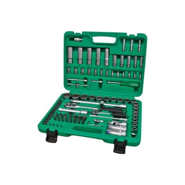 

Набор инструментов TOPTUL для автомобіліста 1/4", 1/2" 94од. (12-гр.) (GCAI094R1)