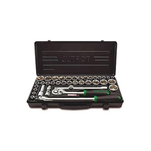

Набор инструментов TOPTUL для автомобіліста 1/2" (дюйм+метр.) 38од. (GBB38190)