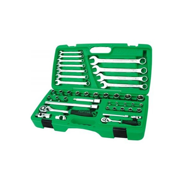 

Набор инструментов TOPTUL для автомобіліста 1/2", 1/4" (GAAI4201)