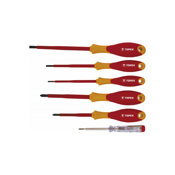 

Отвертка Topex 1000 В D155, набор 6 шт.*1 уп. (39D150)