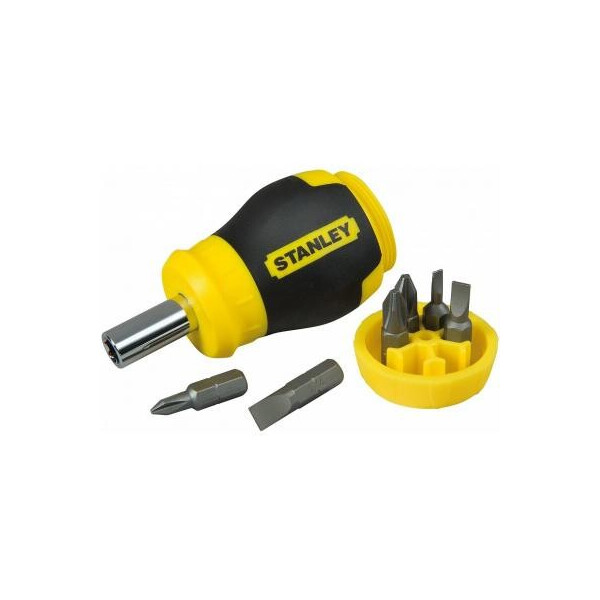 

Отвертка Stanley Multibit Stubby с 6 сменными битами (0-66-357)