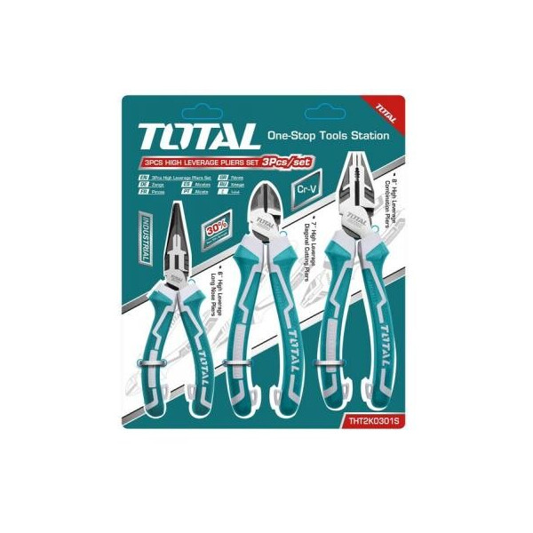 

Набор инструментов TOTAL шарнирногубцевого инструмента 3шт. (THT2K0301S)