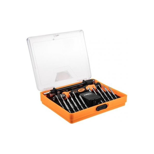 

Отвертка Neo Tools прецизионных насадок с держателем, 23 ед (06-110)