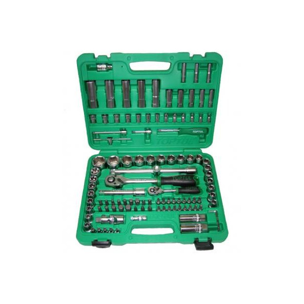 

Набор инструментов TOPTUL автомобільний 1/4", 1/2" 108од. (6-гр.) (GCAI108R)