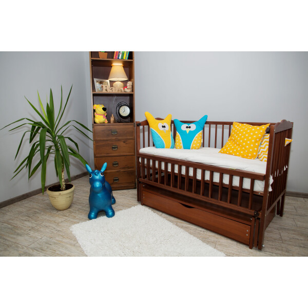 

Кровать детская LaBona Мрия №4 на шарнирах с подшипником + ящик + откидная боковина тик