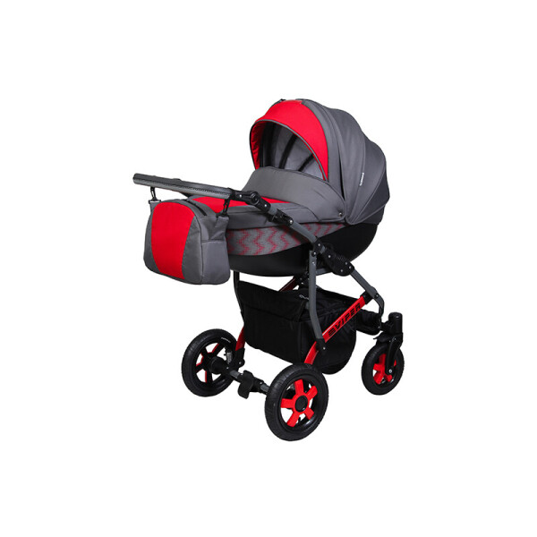 

Детская коляска 2 в 1 Angelina Viper Burano красная color 40