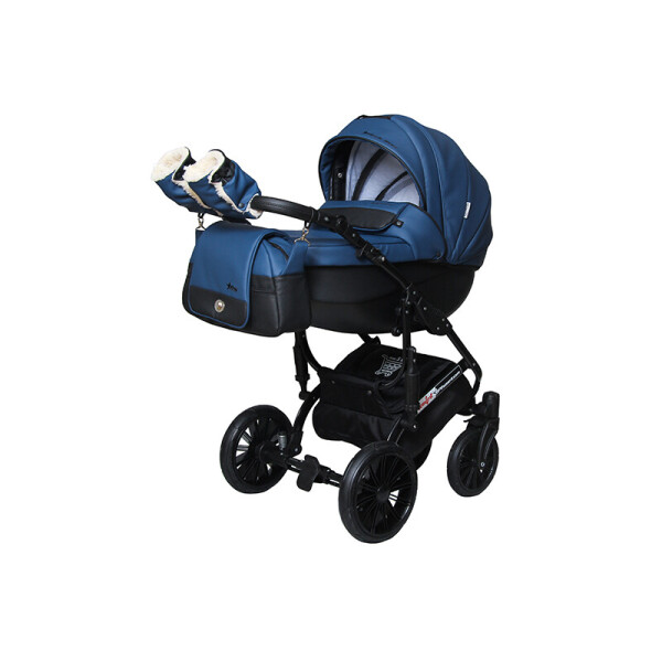 

Детская коляска 2 в 1 Angelina Phaeton Black Star Comfort синяя color 21