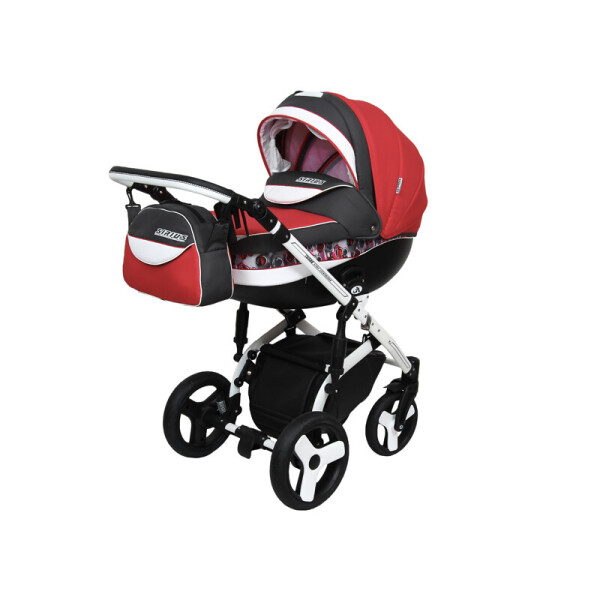 

Детская коляска 2 в 1 Angelina Sirius Turbo Drop красная color 34