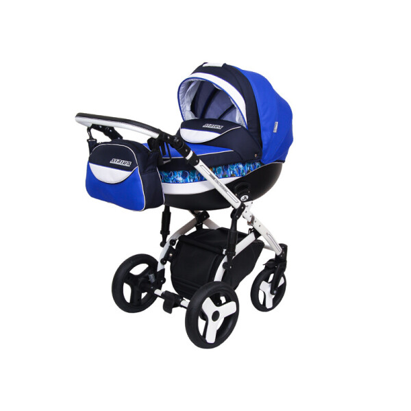 

Детская коляска 2 в 1 Angelina Sirius Turbo Drop синяя color 31