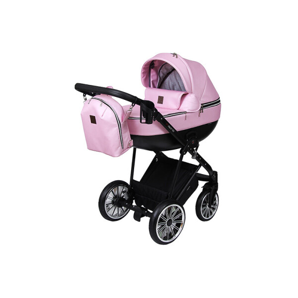 

Детская коляска 2 в 1 Angelina Kapris Luxury розовая color 11