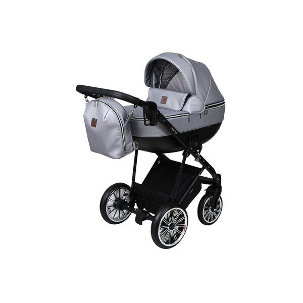 

Детская коляска 2 в 1 Angelina Kapris Luxury серая color 12