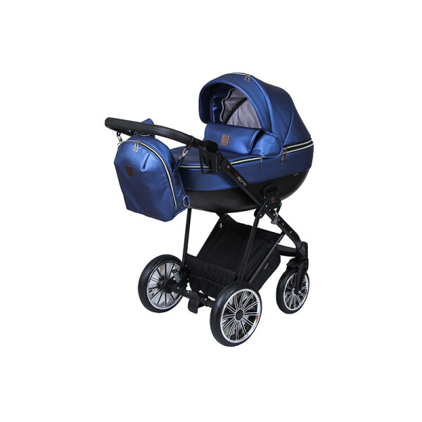 

Детская коляска 2 в 1 Angelina Kapris Luxury синяя color 13