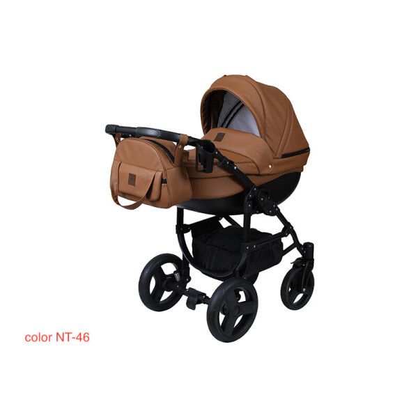 

Детская коляска 2 в 1 LaBona Tempo Эко-кожа коричневая color 46
