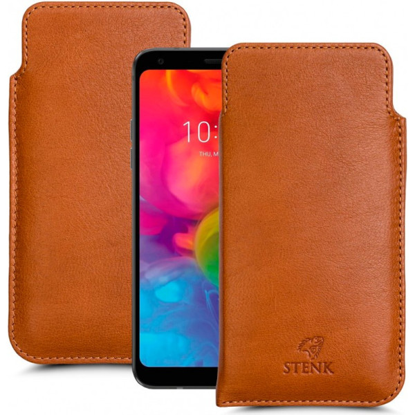 

Футляр Stenk Elegance для LG Q7 Plus Camel (61786)