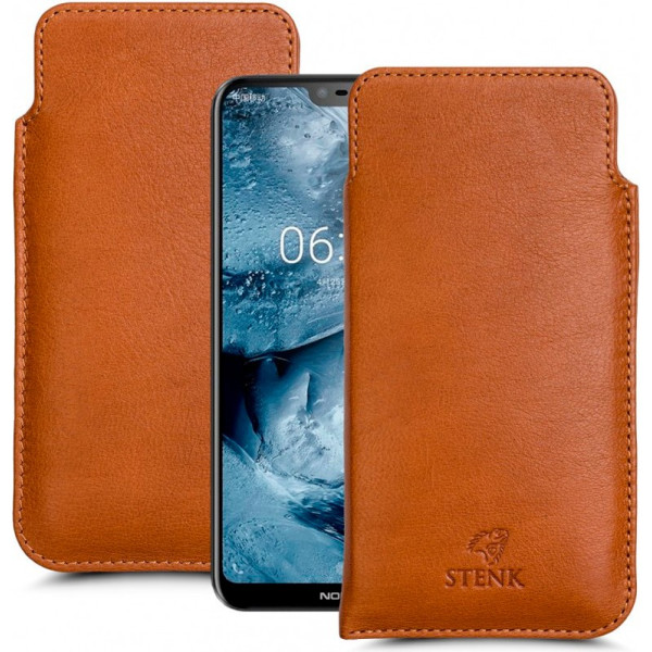 

Футляр Stenk Elegance для Nokia X6 (2018) Camel (61793)