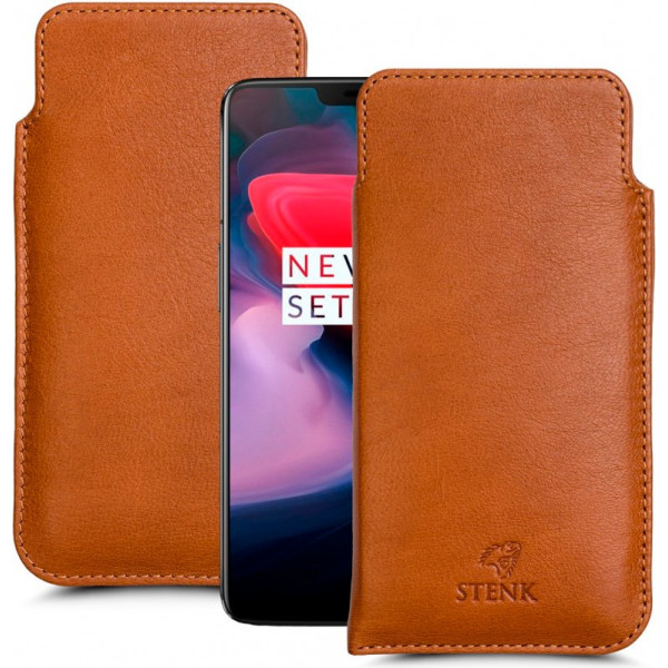 

Футляр Stenk Elegance для OnePlus 6 Camel (61797)