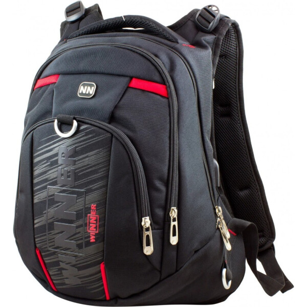 

Подростковый рюкзак для мальчиков 21 л Winner Stile 8806-4-r красный декор