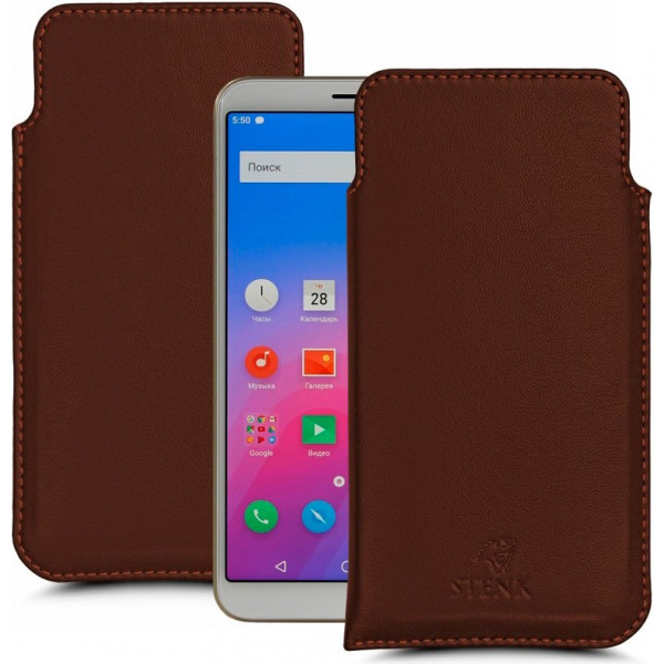 

Футляр Stenk Elegance для Meizu M6T Коричневый (61817)
