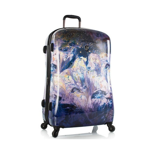 

L - Чемодан Heys Purple Amethyst Stone Print