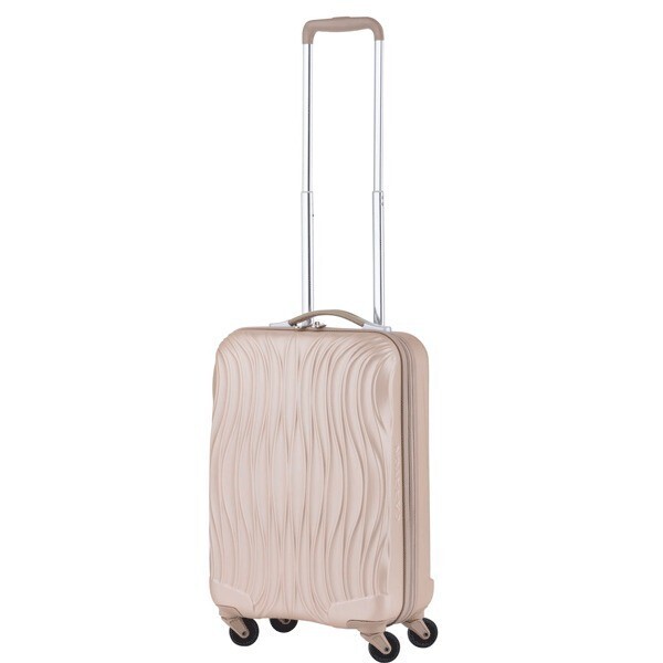 

Чемодан малый 4 колеса CarryOn Wave Champagne S 927170