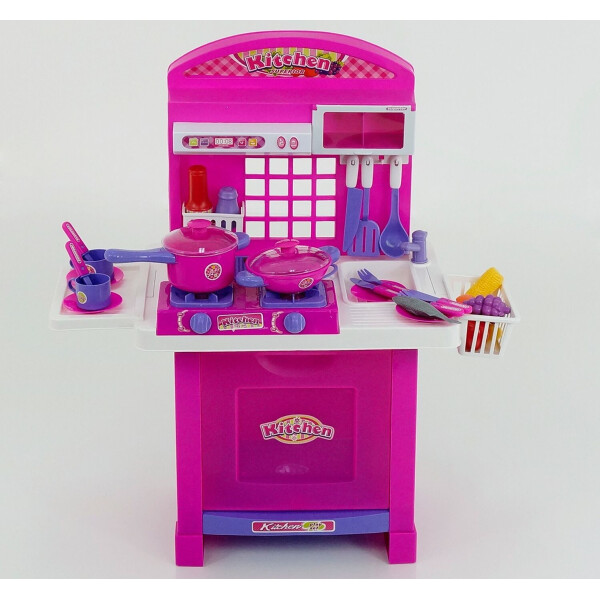

Кухня кукольная игровой набор детский 008-55 Dream Kitchen с эфектами света и звука от 2-х батареек типа «АА»