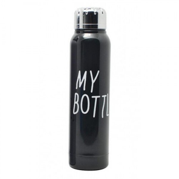 

Стильный термос из нержавеющей стали My Bottle 300 мл 9045 металлический Чёрный (Мm)