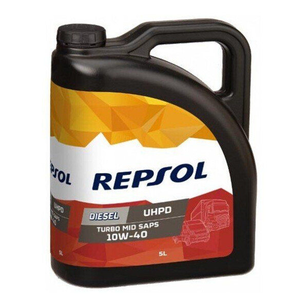 

Масло моторное 10W-40 Diesel Turbo UHPD MID SAPS 5л REPSOL CP-5 / RP037K55