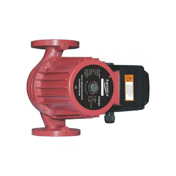 

Насос циркуляционный Aquatica 1.0кВт Hmax 16.3м Qmax 250л/мин DN40 250мм + ответн флан