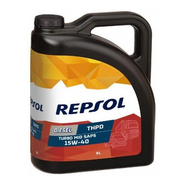 

Масло моторное 15W-40 Diesel Turbo THPD 5л REPSOL CP-5 / RP037M55