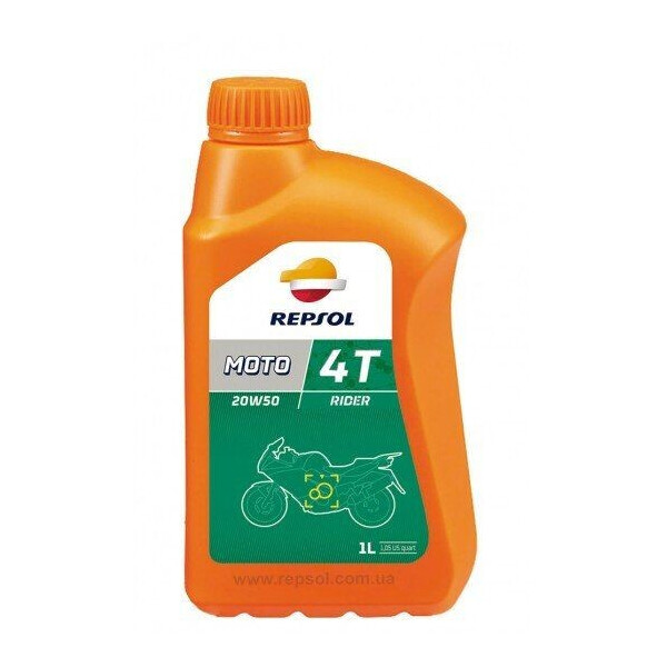 

Масло моторное 4Т Repsol MOTO RIDER 4T 20W-50, 1л / RP165Q51